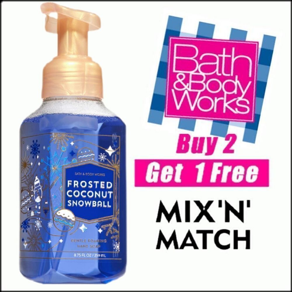 Bath & Body Works Frosted Coconut Snowball Foaming hand wash